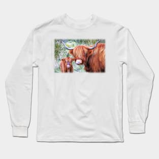 Highland Mother and Daughter Long Sleeve T-Shirt